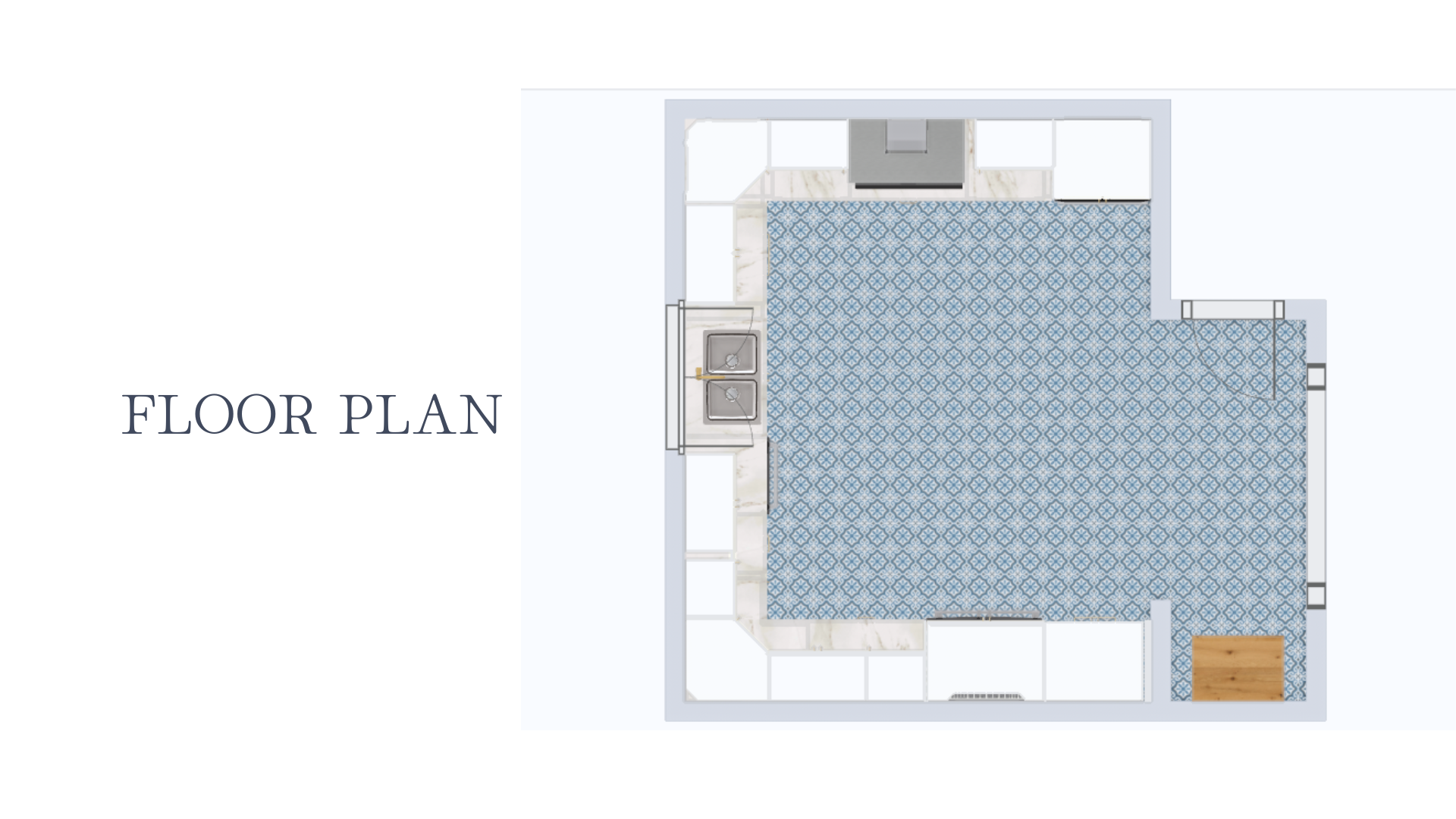 Kitchen floor plan