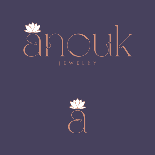 Anouk Jewelry â€” logo on dark