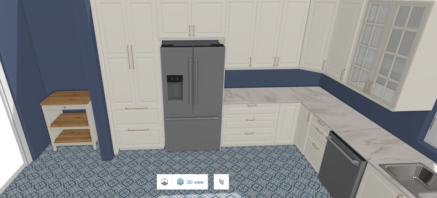Azul Elegance â€” refrigerator corner