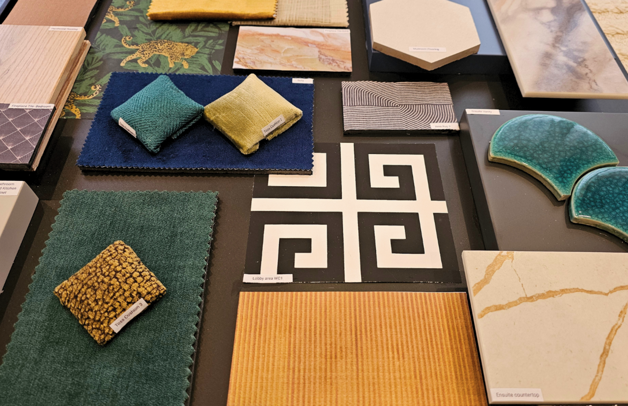 Urban Oasis — Material Samples Close-up